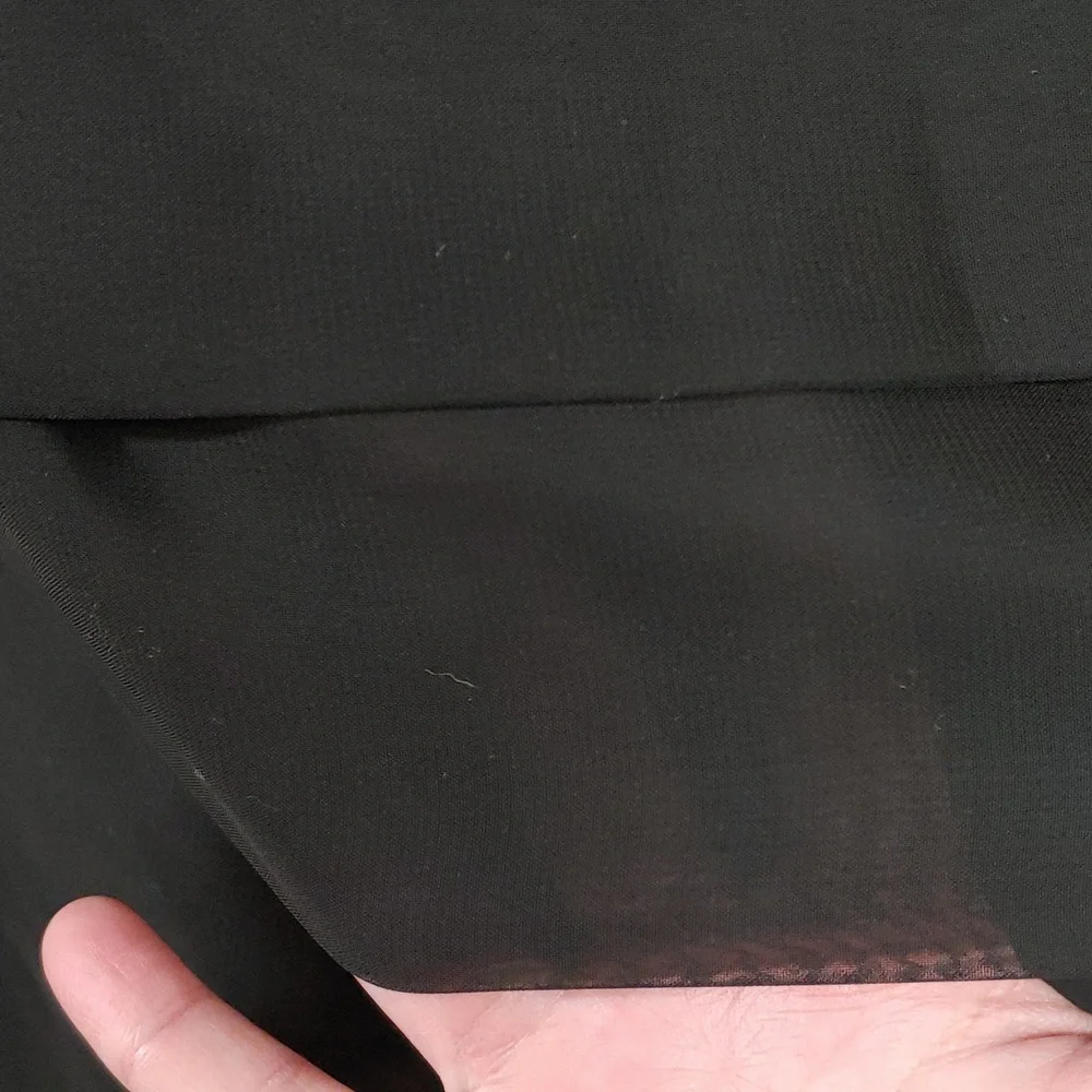 White House Black Market Sheer Tiered Front Dress S - Picture 5 of 14
